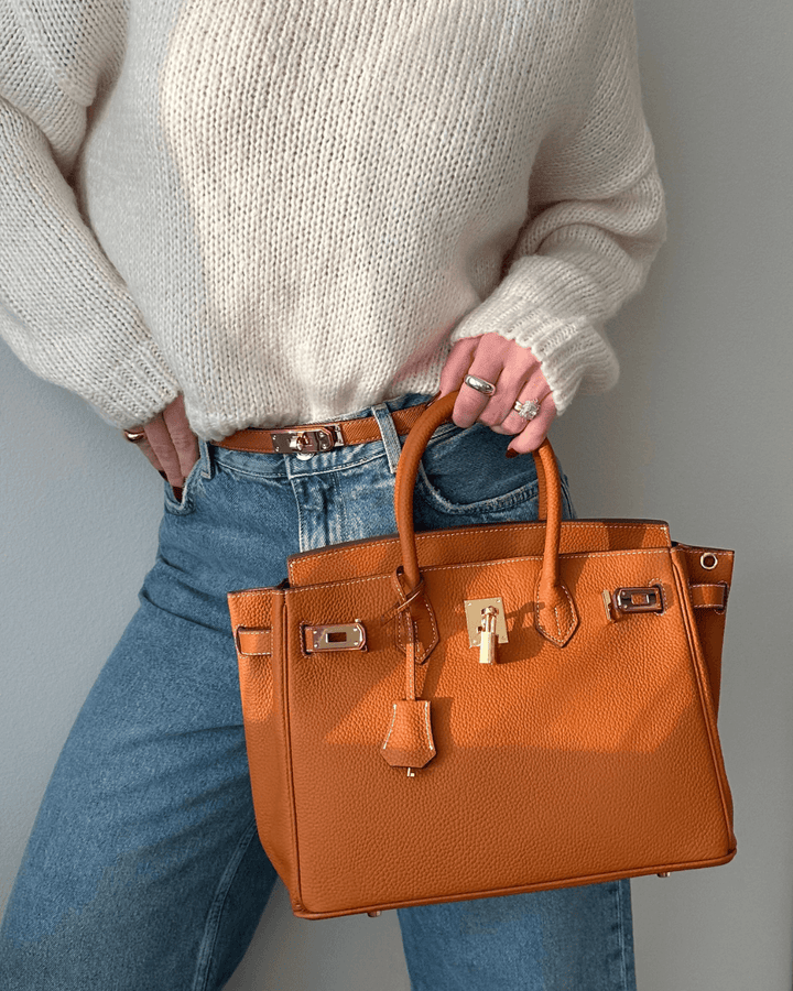 Scarlett™ | Timeless Elegance Leather Tote