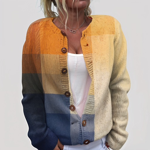 Caitlin™ - Floral Button Cardigan
