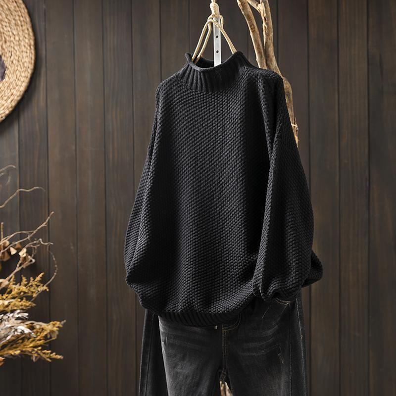 Evangeline™ - Cozy Knit Turtleneck