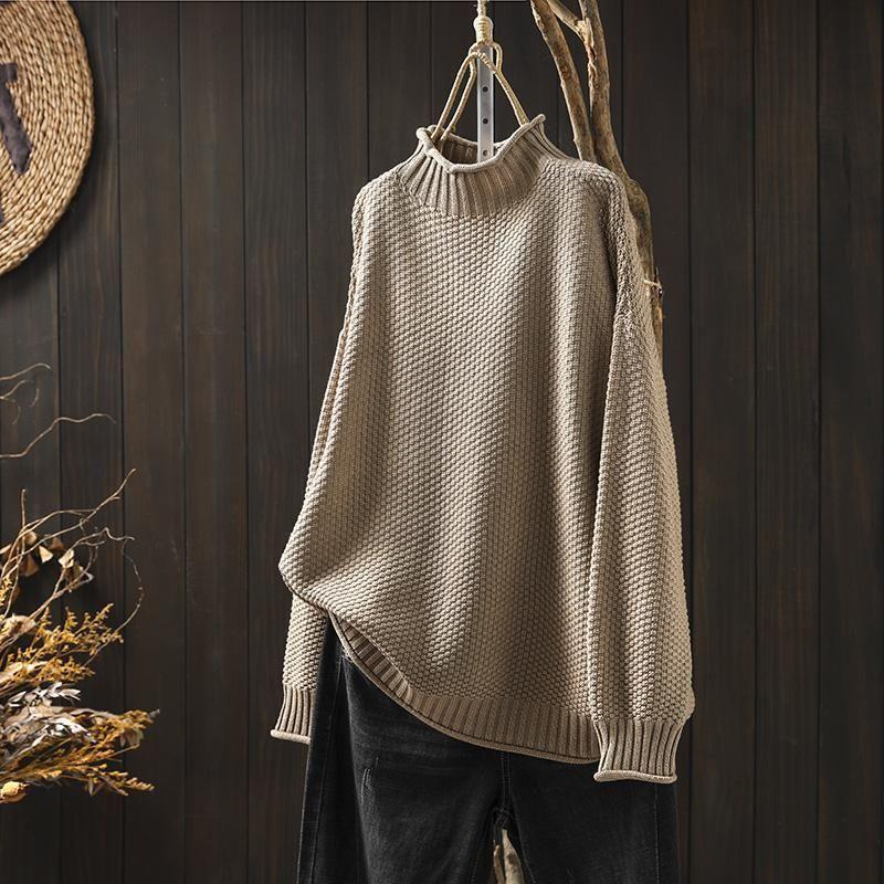 Evangeline™ - Cozy Knit Turtleneck