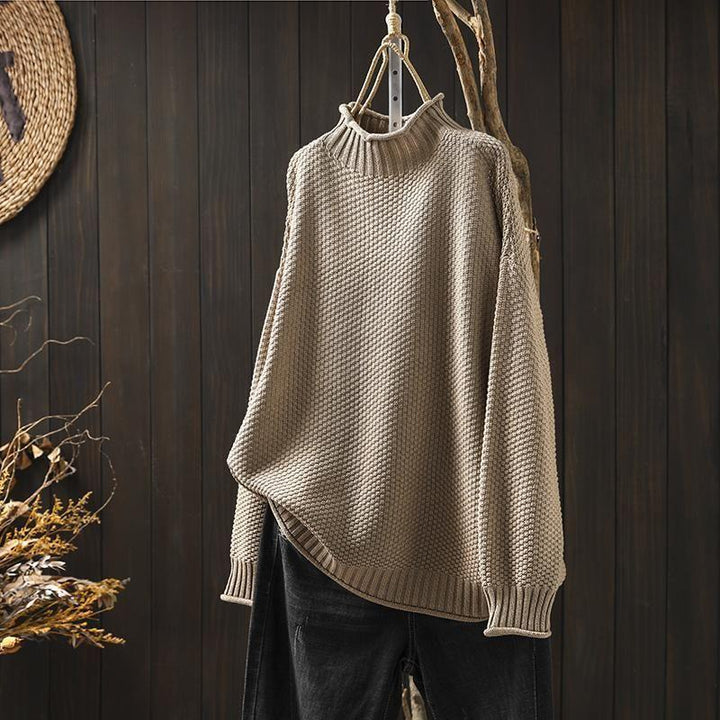 Evangeline™ - Cozy Knit Turtleneck