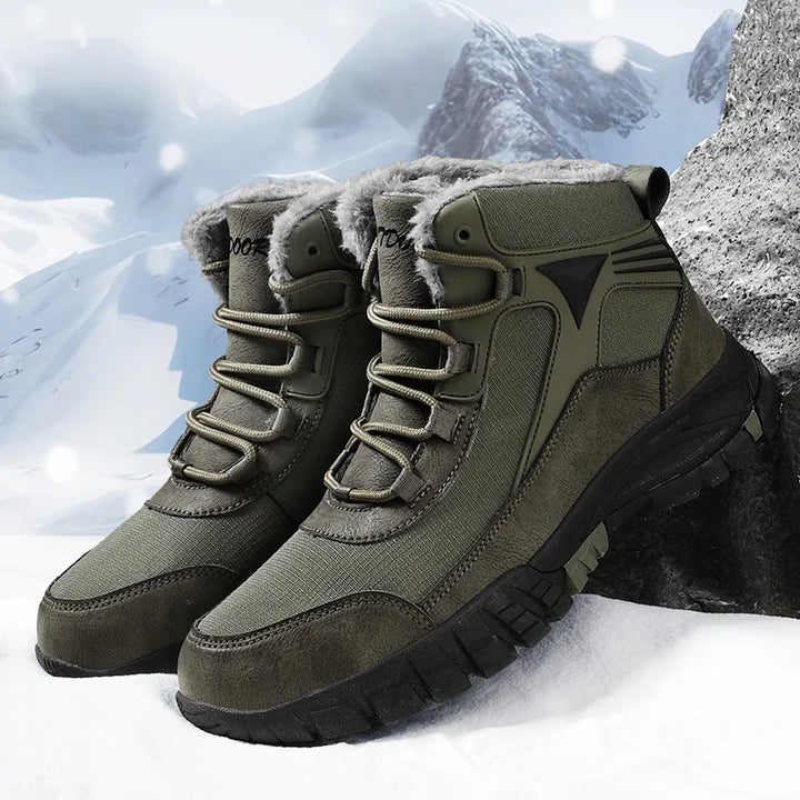 Allen - Wide-fitting Winter Leather Boots