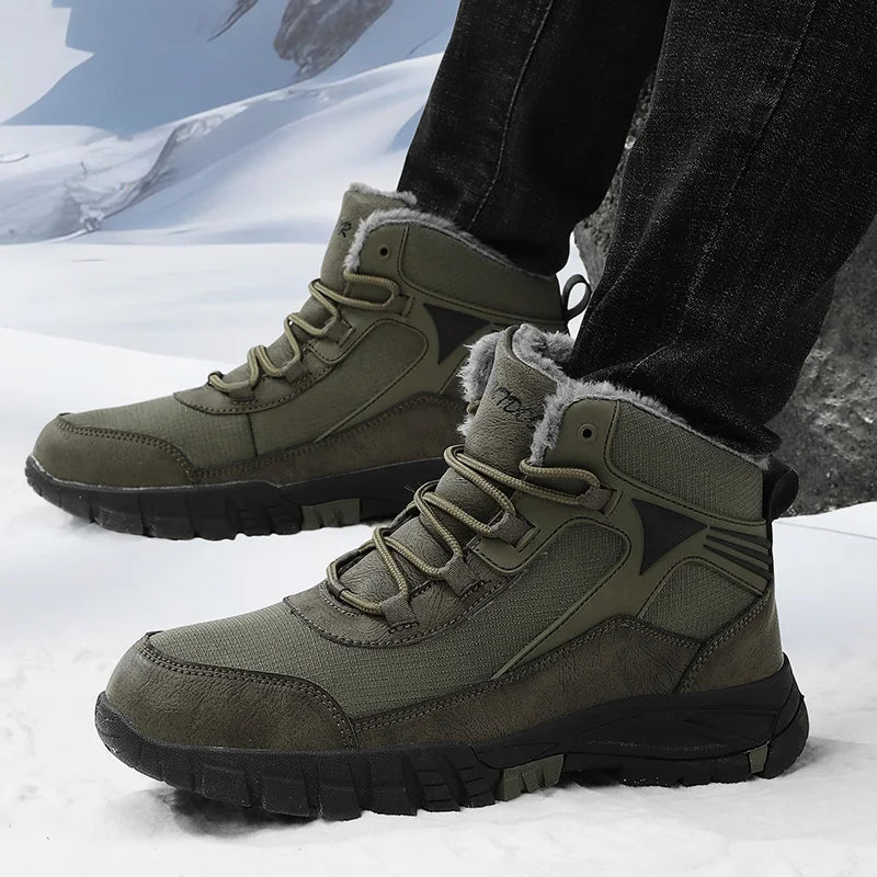 Allen - Wide-fitting Winter Leather Boots