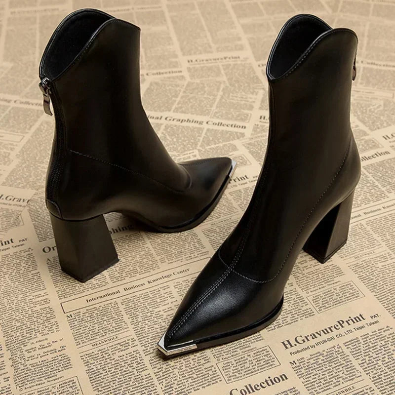 Althea™ - Luxe Heel Ankle Boots