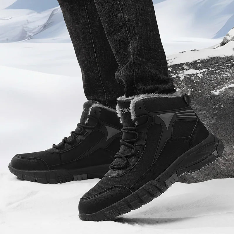 Allen - Wide-fitting Winter Leather Boots