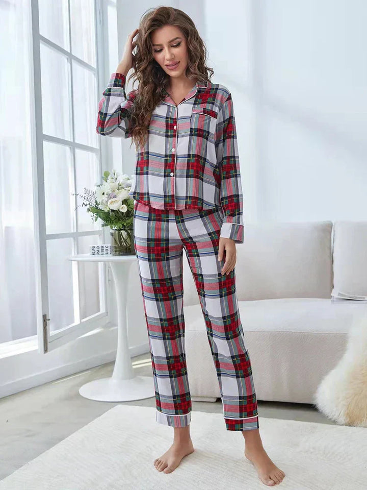 Selina™ - Plaid Cozy Pyjamas Set