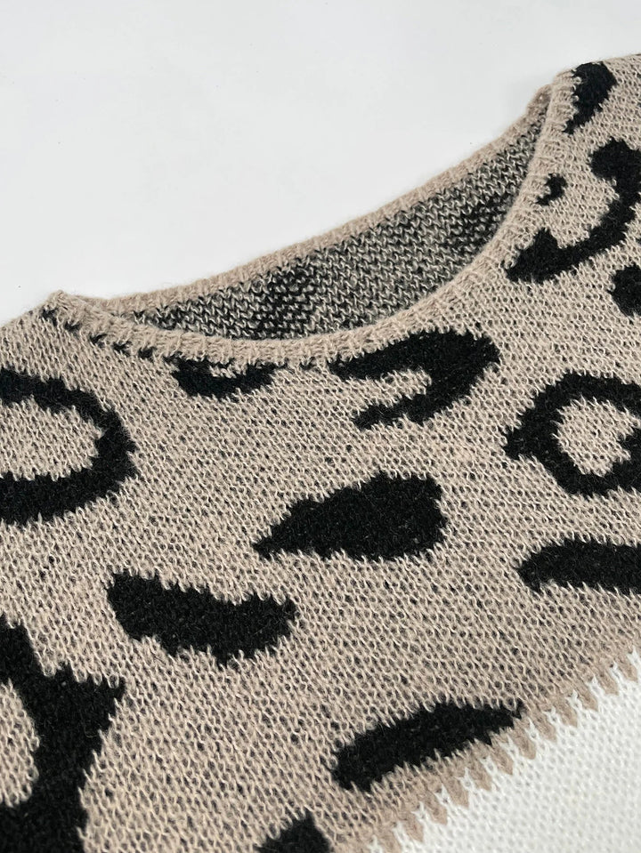 Selene™ - Luxe Leopard Knit Sweater