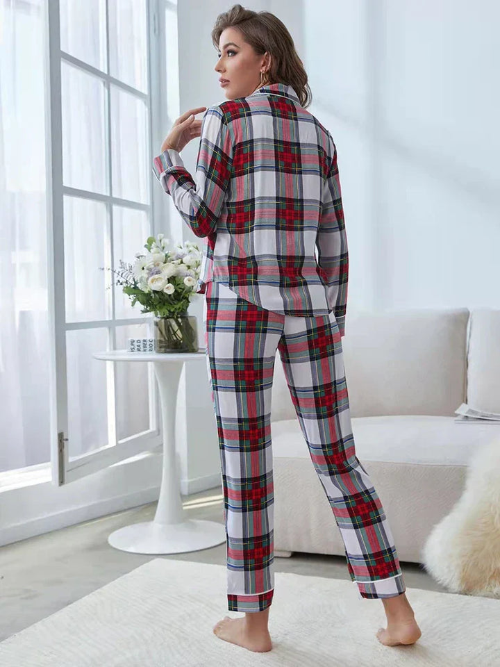 Selina™ - Plaid Cozy Pyjamas Set