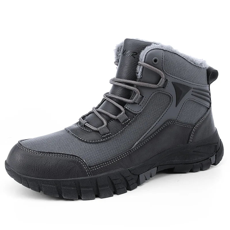 Allen - Wide-fitting Winter Leather Boots
