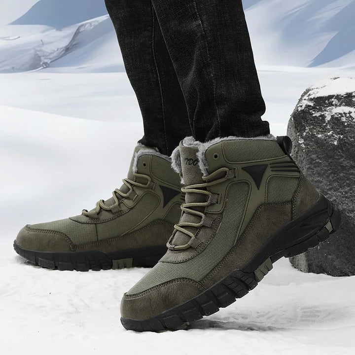Allen - Wide-fitting Winter Leather Boots