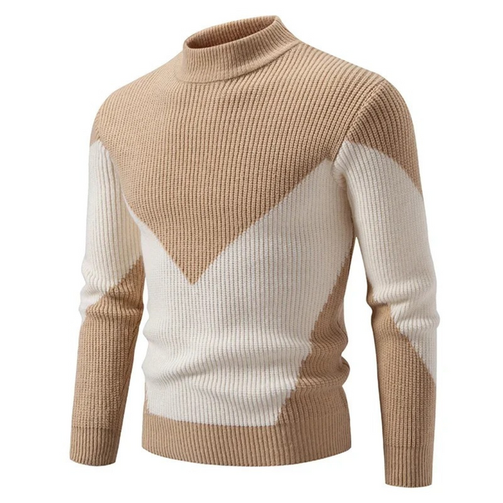 Oskar™ | Modern Geometric Knit Sweater
