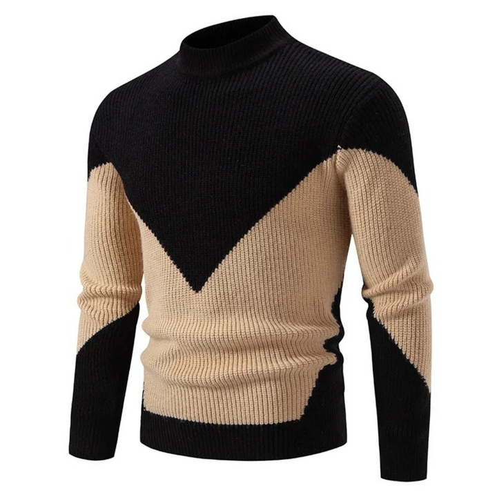Oskar™ | Modern Geometric Knit Sweater